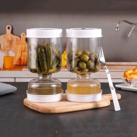 pickle and olive container food storage BPA free